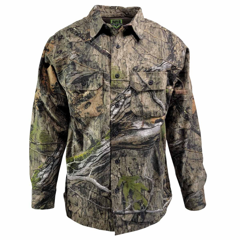 MPW Stalker 7 Button Down Shirt in Mossy Oak Country DNA Color